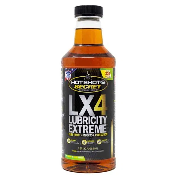 LX432Z – HOT SHOTS Fuel Additive, Fuel System Cleaner For Diesel And Gasoline Treats Up To 320 Gallons 32 Ounce Bottl...